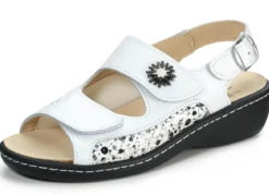 ELENA EDEN, bequeme Damen-Sandalen, Weite H, mit herausnehmbarem Fußbett