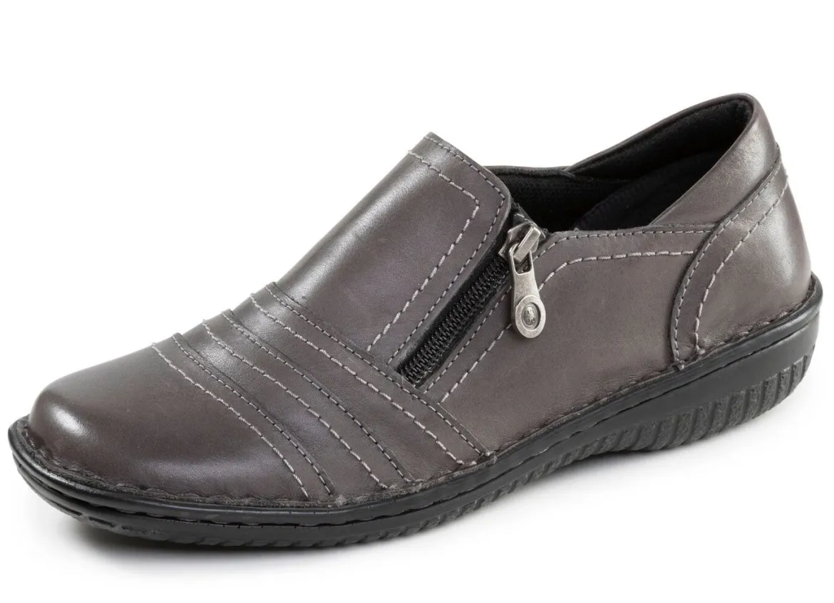 ELENA EDEN, bequeme Damen-Slipper, Weite G, mit herausnehmbarem Fußbett