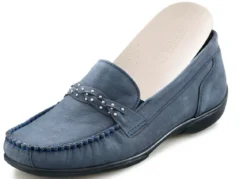 ELENA EDEN, bequeme Damen-Slipper, Weite H, mit herausnehmbarem Fußbett