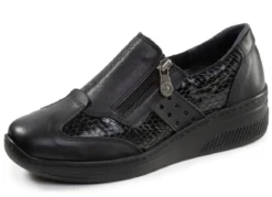ELENA EDEN, bequeme Damen-Slipper, Weite H, mit herausnehmbarem Fußbett