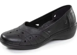 ELENA EDEN, bequeme Damen-Slipper, Weite H, mit herausnehmbarem Fußbett