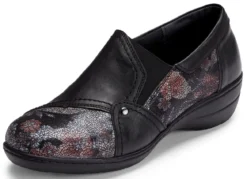 ELENA EDEN, bequeme Damen-Slipper, Weite H, mit herausnehmbarem Fußbett