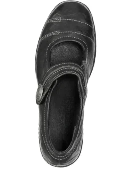 ELENA EDEN, bequeme Damen-Spangenschuhe, Weite H, mit herausnehmbarem Fußbett