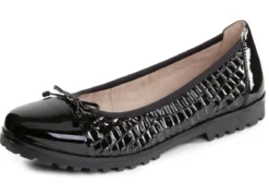 ELENA EDEN, elegante Damen-Ballerinas, Weite G, mit Gummizug