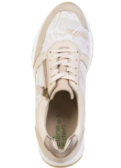 ELENA EDEN, elegante Damen-Sneaker, Weite G, mit herausnehmbarem Fußbett