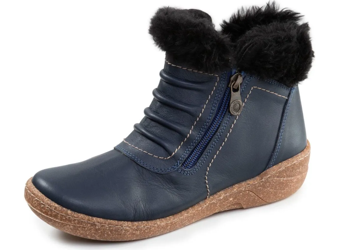 ELENA EDEN, gefütterte Damen-Boots, Winterschuhe, Weite G, mit herausnehmbarem Fußbett