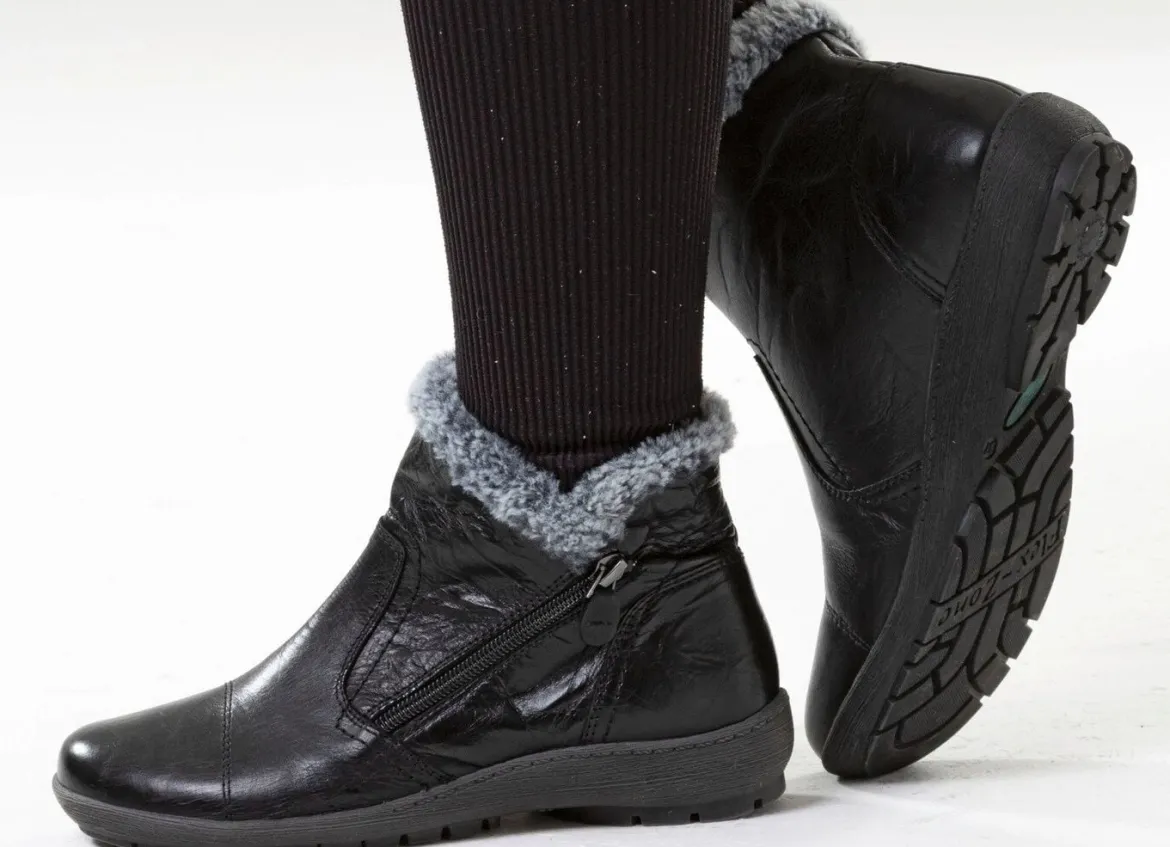 ELENA EDEN, gefütterte Damen-Boots, Winterschuhe, Weite G, mit herausnehmbarem Fußbett