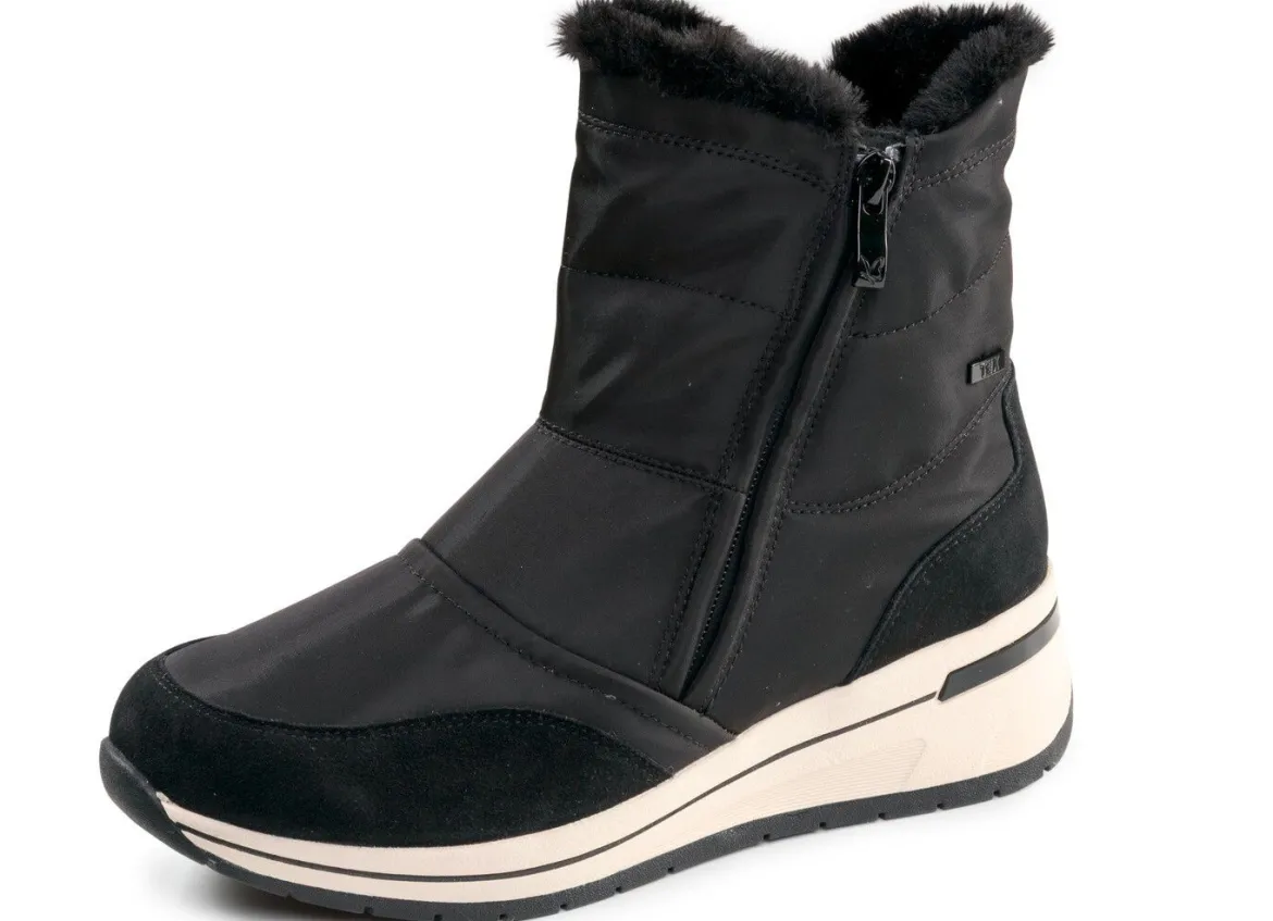 ELENA EDEN, gefütterte Damen-Boots, Winterschuhe, Weite H, mit herausnehmbarem Fußbett