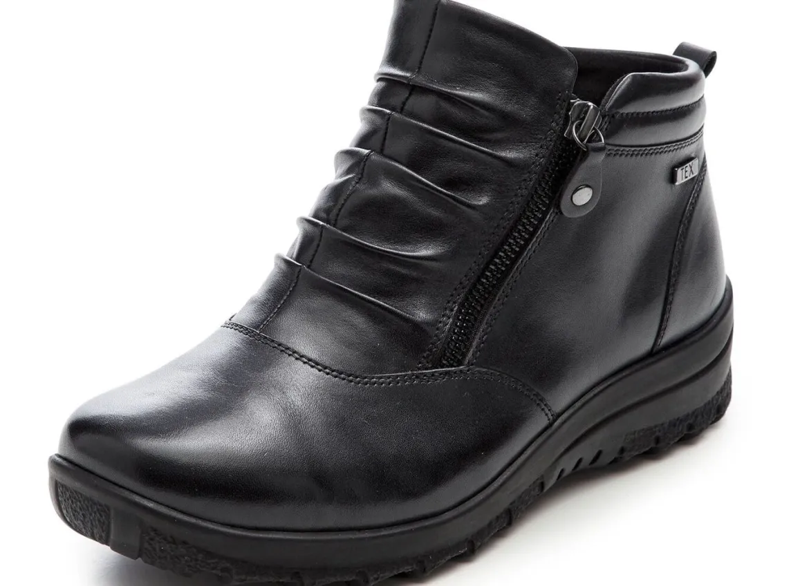 ELENA EDEN, gefütterte Damen-Boots, Winterschuhe, Weite H, mit Reißverschluss