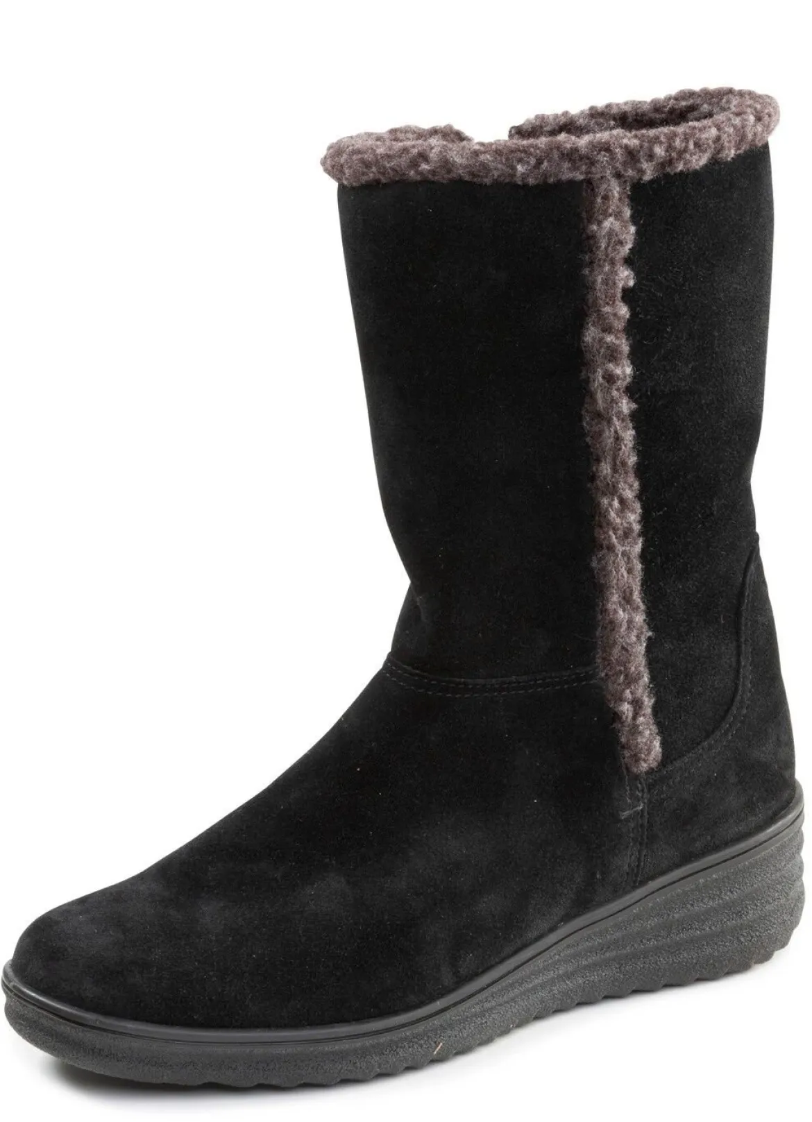 ELENA EDEN, gefütterte Damen-Stiefel, Winterschuhe, Weite H, mit Lammfell