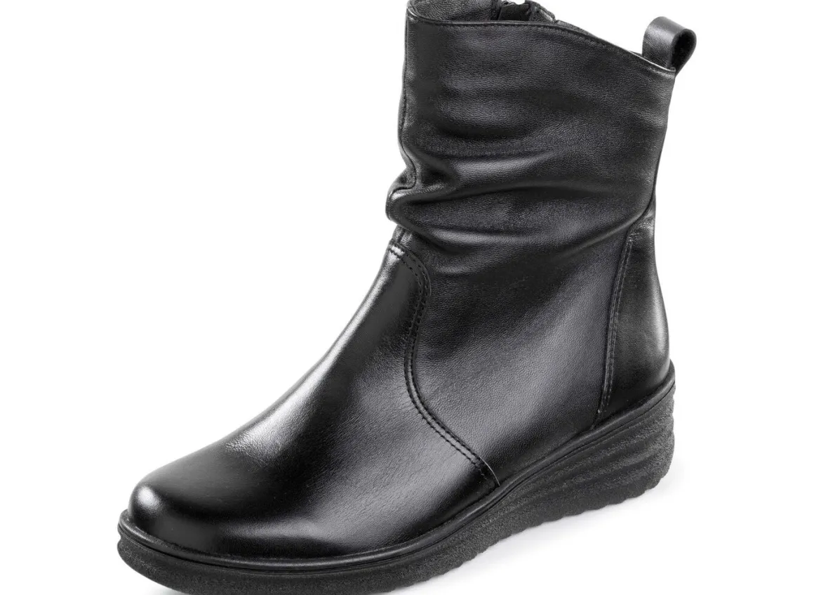 ELENA EDEN, gefütterte Damen-Stiefeletten, Winterschuhe, Weite H, mit Lammfell