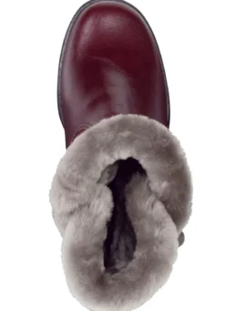 ELENA EDEN, gefütterte Damen-Stiefeletten, Winterschuhe, Weite H, mit Lammfell