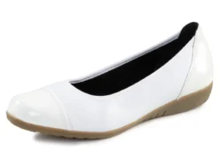 ELENA EDEN, klassische Damen-Ballerinas, Weite G, mit herausnehmbarem Fußbett