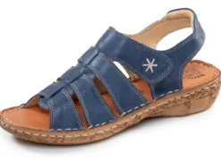 ELENA EDEN, klassische Damen-Sandalen, Weite G, mit Klettverschluss