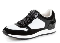 ELENA EDEN Sneaker aus Nappa-und Veloursleder