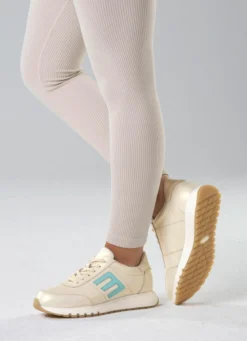 ELENA EDEN Sneaker aus schimmerndem Nappaleder