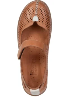ELENA EDEN, sommerliche Damen-Slipper, Weite G, mit herausnehmbarem Fußbett