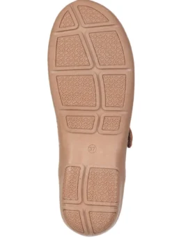 ELENA EDEN, sommerliche Damen-Slipper, Weite G, mit herausnehmbarem Fußbett