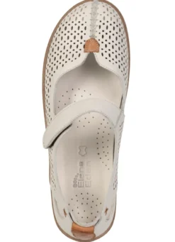 ELENA EDEN, sommerliche Damen-Slipper, Weite G, mit herausnehmbarem Fußbett