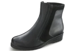 ELENA EDEN Stiefelette mit echtem Lammfellfutter