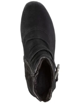 ELENA EDEN Stiefelette mit flotter Raffung und Zier-Schließe