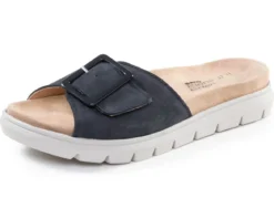ELENA EDEN, stylische Damen-Pantoletten, Weite H, mit herausnehmbarem Fußbett