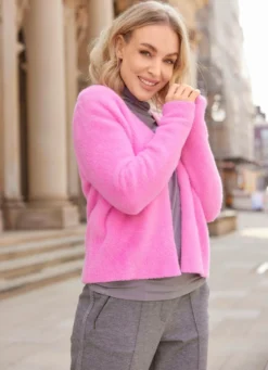 Flauschige Jacke
