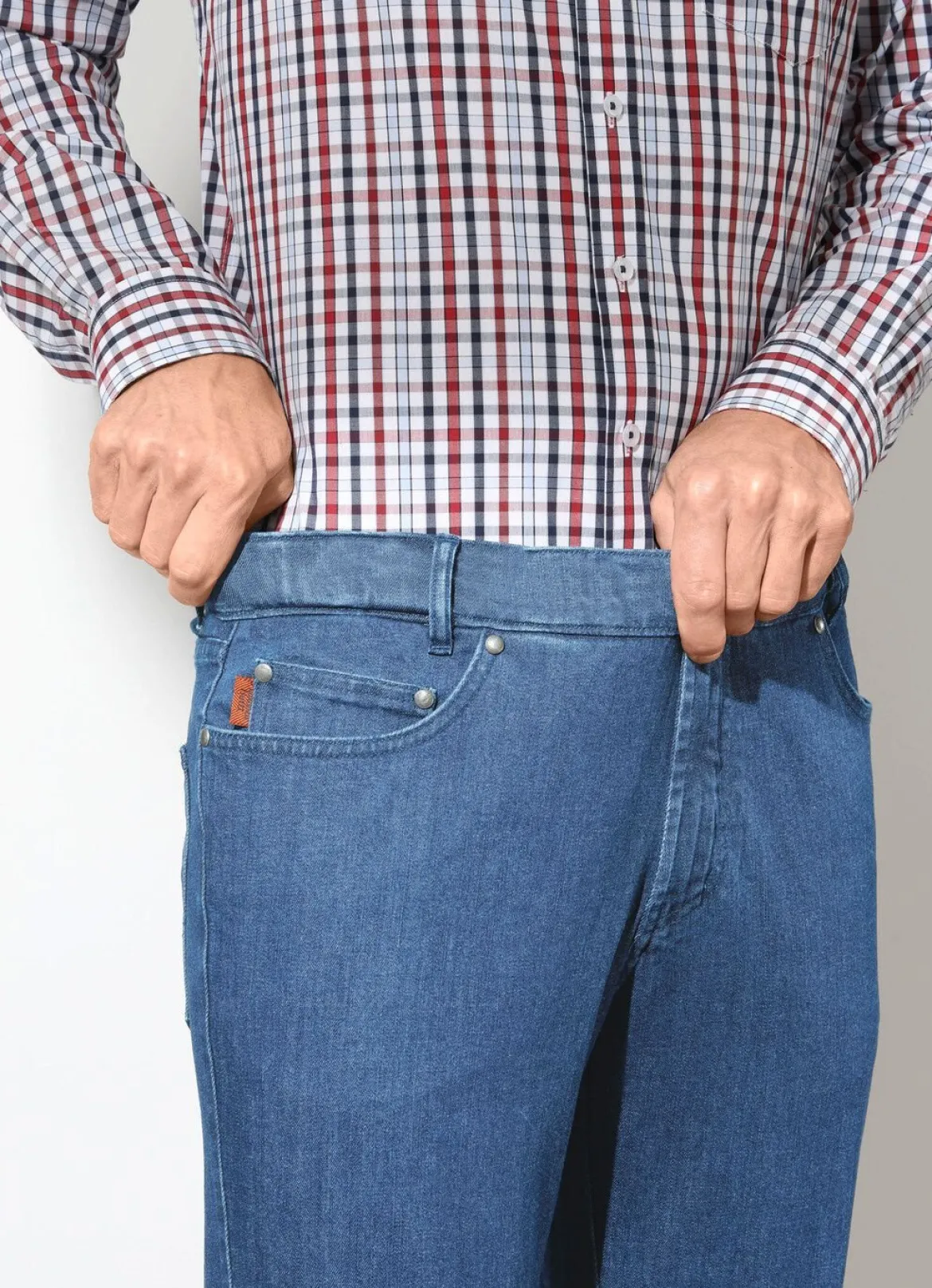 "Francesco Botti"-Jeans mit Komfortbund in 3 Farben