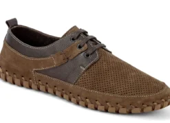 Gemini, luftige Herren-Schnürschuhe, aus Leder