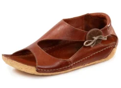 Gemini Sandale aus teils schattiertem Rind-Nappaleder
