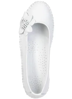 Gemini, schicke Damen-Ballerinas, Weite G, mit herausnehmbarem Fußbett