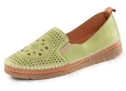 Gemini, sommerliche Damen-Slipper, Weite G, mit herausnehmbarem Fußbett