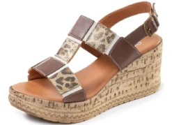 Gemini, trendige Damen-Sandaletten, Weite G, aus Leder