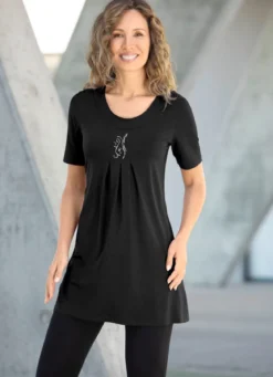 Geschmackvolles Longshirt in 2 Farben
