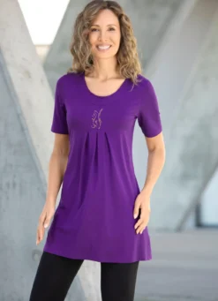 Geschmackvolles Longshirt in 2 Farben