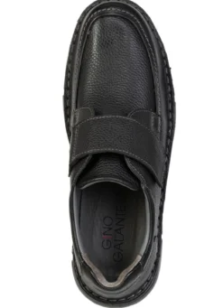 GINO GALANTE, klassiche Herren-Slipper, mit Klettverschluss