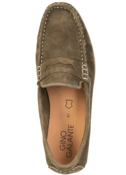 GINO GALANTE, klassische Herren-Slipper, aus Leder