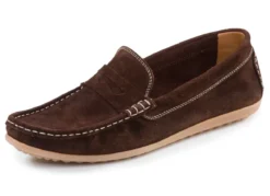 GINO GALANTE, klassische Herren-Slipper, aus Leder
