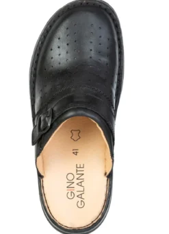 GINO GALANTE, klassische Herren-Clogs, aus Leder