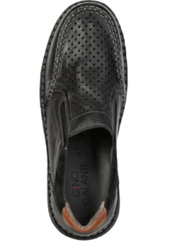 GINO GALANTE, komfortable Herren-Slipper, Weite H, mit herausnehmbarem Fußbett