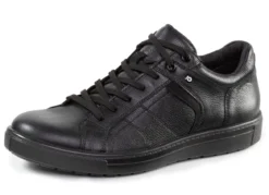 GINO GALANTE Schnürschuh aus Nubukleder mit Kontrastbesätzen