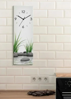 Glas-Wanduhr
