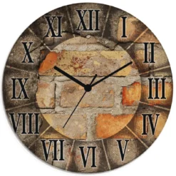 Glas-Wanduhr