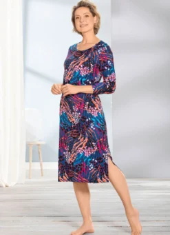 Hauskleid in Animal-Optik