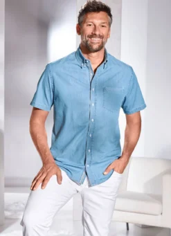 Hemd mit Button-Down-Kragen