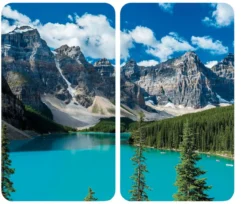 Herdabdeckplatten Bergsee, 2er-Set