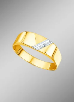 Herrenring mit Diamant
