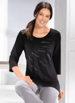 Herrliches Shirt mit Zierplättchen