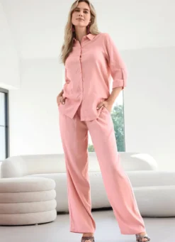 Hose mit Bundfalten