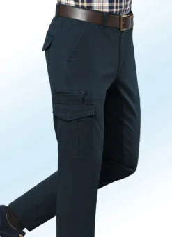 Hose mit Cargotaschen in 3 Farben